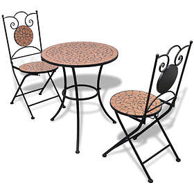vidaXL Grupp Mosaik Ø60cm (incl. 2  Chairs)