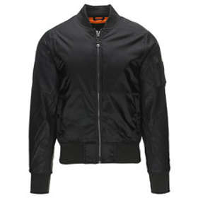 Urban Classics Basic Bomber Leather Imitation Sleeve Jacket TB1153 (Herre)