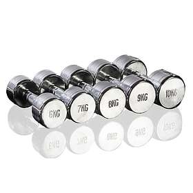 Chrome discount dumbbells uk