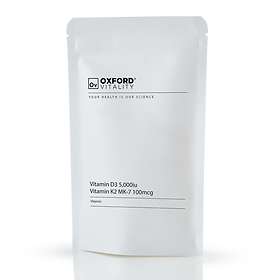 Oxford Vitality Vitamin D3 + K2 Mk7 1000 Tablets