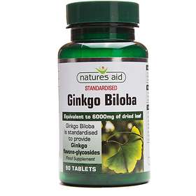Natures Aid Ginkgo Biloba 120mg 90 Tablets