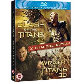 Clash of the Titans (2010) (3D) + Wrath of the Titans (3D) (UK) (Blu-ray)