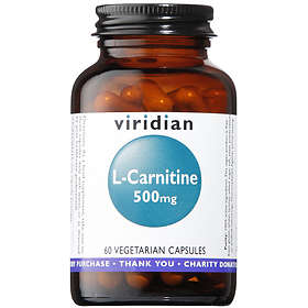 Viridian L-Carnitine 500mg 60 Capsules
