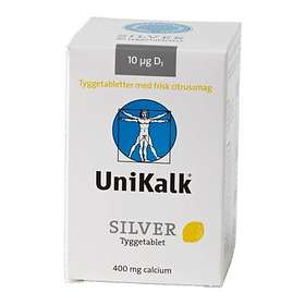 UniKalk Silver 400mg Calcium 90 Tabletter