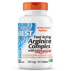 Doctor's Best Fast Acting Arginine Complex Complex Nitrosigine 60 Tablets