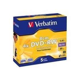 Verbatim DVD+RW 8cm 1,4GB 4x 1-pack Jewelcase