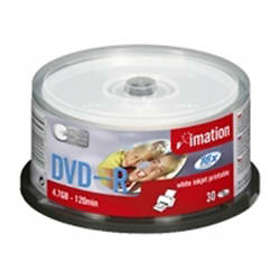 Imation DVD-R 4.7GB 16x 30-pack Cakebox Inkjet