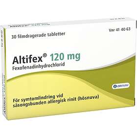 Orifarm Altifex Fexofenadinyhydrochlorid 120mg 30 Tabletter