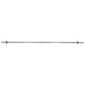 Viavito Standard Chrome Barbell Bar 5ft with Spinlock Collars