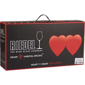 Riedel Heart to Heart Cabernet Sauvignon Verre à Vin Rouge 80cl 4-pack