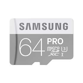 Samsung Pro microSDXC Class 10 UHS-I U3 90/80MB/s 64GB