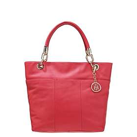 Tommy Hilfiger Signature Pebbled Leather Tote Bag