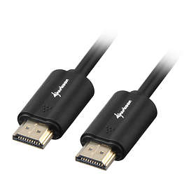Sharkoon Gold HDMI - HDMI Haute vitesse avec Ethernet 2m