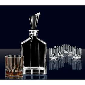 Nachtmann Aspen Karaff 75cl Med 6 Whiskyglas 32,4cl