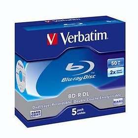 Verbatim BD-R DL 50GB 2x 5-pack Jewelcase - Hitta bästa pris på 