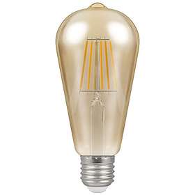 Crompton LED Antique-Bronze ST64 Filament 638lm 2200K E27 7.5W (Dimmable)
