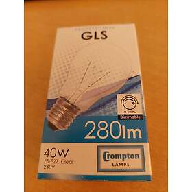 Crompton Professional GLS 280lm 2700K E27 40W (Dimmable)