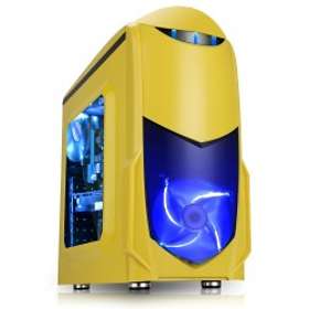 Желтый пк. Желтый системный блок. Yellow Computer Case. Gaming Computer. Case game Max 4 Micro.