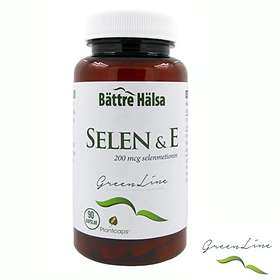 Bättre Hälsa Green Line Selen & E-vitamin 90 Kapslar