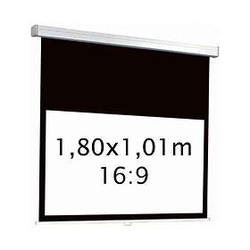 Kimex Motorised Matt White 16:9 81" (180x101)