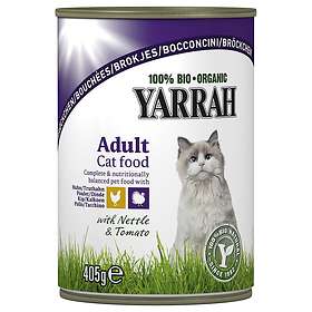 Yarrah Cat Adult Cans Chunks 24x0,405kg