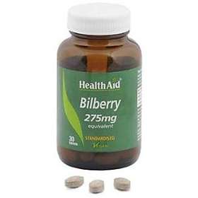 HealthAid Herbal Bilberry 550mg 30 Tablets