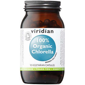 Viridian 100% Organic Chlorella 400mg 90 Capsules