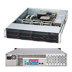 Supermicro SC825TQC-600LP 600W (Svart/Silver)