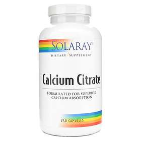 Solaray Calcium Citrate 240 Capsules