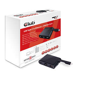 Club 3D SenseVision Type C Ethernet Mini Dock