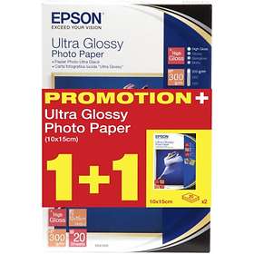 Epson Ultra Glossy Photo Paper 300g 10x15cm 20st