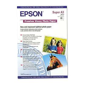 Epson Premium Glossy Photo Paper 255g A3+ 20stk