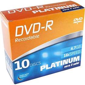 BestMedia Platinum DVD+R 4,7GB 16x 10-pack Slimcase
