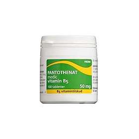 Pantotenat Vitamin B5 100 Tabletter