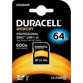Duracell Professional SDXC Class 10 UHS-I U3 95MB/s 64GB
