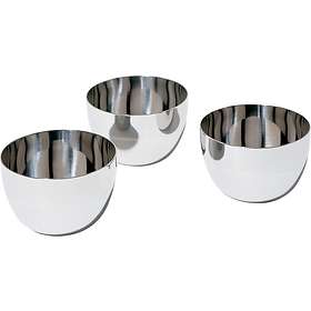Alessi Mami Stainless Steel Bowl Ø85mm 3-pack