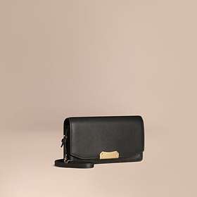 Burberry Leather Chain Clutch Bag