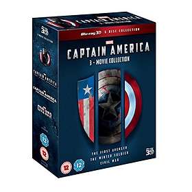 Captain America - 3 Movie Collection (3D) (UK) (Blu-ray)