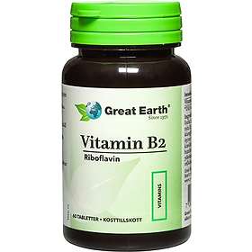 Great Earth Vitamin B2 60 Capsules