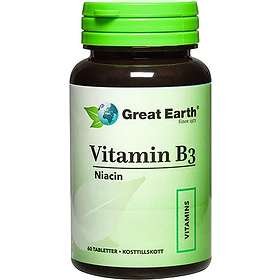 Great Earth Vitamiini B3 60 Tabletit