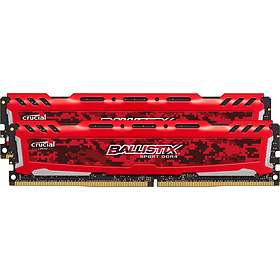 Crucial Ballistix Sport LT Red DDR4 2400MHz 2x16GB (BLS2K16G4D240FSE)