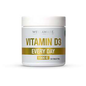 WellAware Vitamin D3 1000IU 120 Tabletter