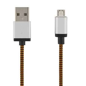 Streetz Braided USB A - USB Micro-B 2.0 3m