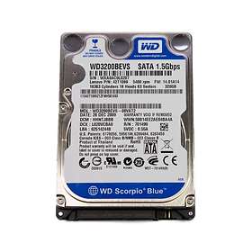 WD Scorpio Blue WD3200BEVS 8MB 320GB