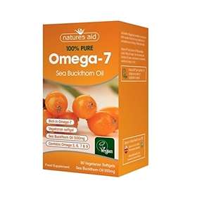 Natures Aid Omega-7 Sea Buckthorn Oil 500mg 60 Capsules