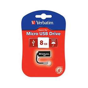 Verbatim USB Store-N-Go Micro 8GB - Hitta Bästa Pris På Prisjakt