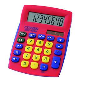 Calculatrice Citizen CDC-80RD Rouge - Bureau, Maison, 8 Chiffres