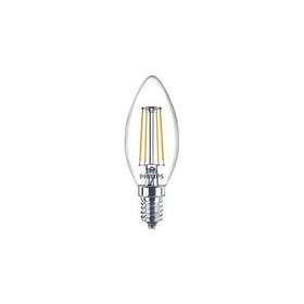 Ampoule LED flamme E14 470lm 4.2W = 40W Ø3.5cm Diall blanc chaud