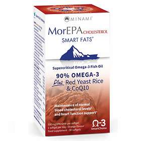 Minami Nutrition MorEPA Cholesterol 90% Omega 3 30 Kapslar