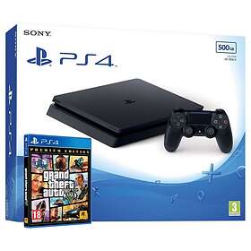 Sony PlayStation 4 (PS4) Slim 500GB (incl. Grand Theft Auto V) 2017